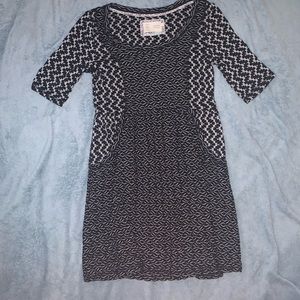 Black & White Anthro Dress